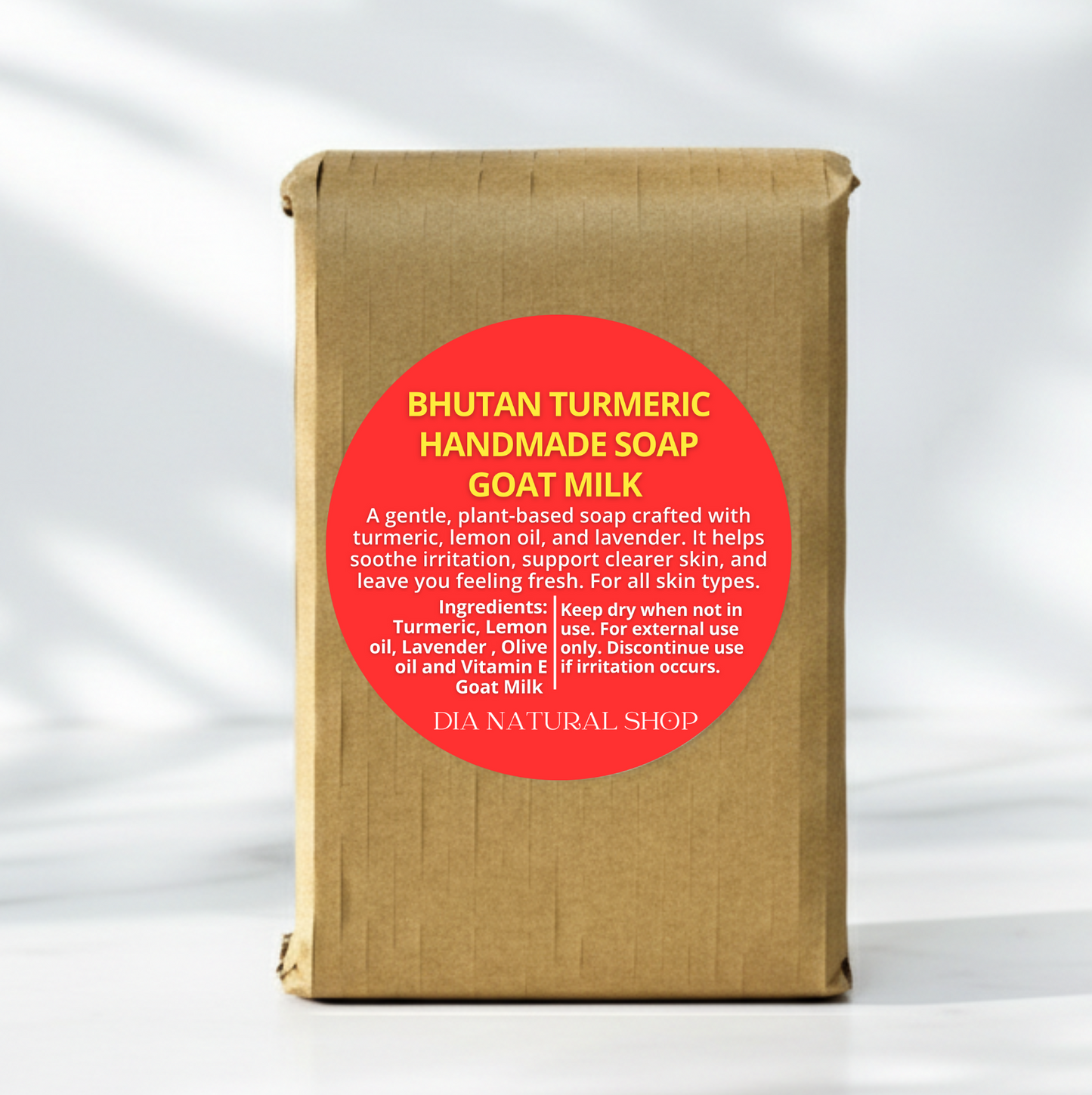 不丹姜黄皂添加山羊奶