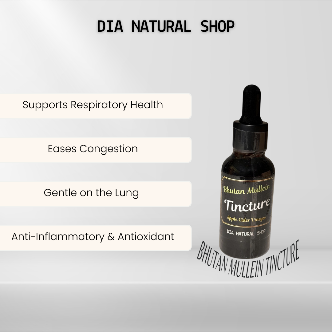 Bhutan Mullein Tincture (Apple Cider Vinegar-Based)
