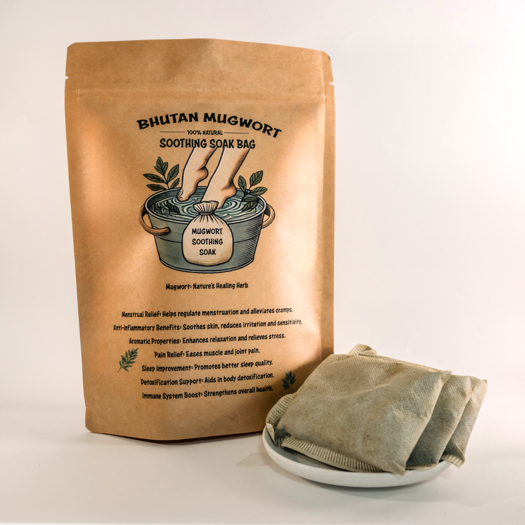 Bhutan Mugwort  Soothing Soak Bags