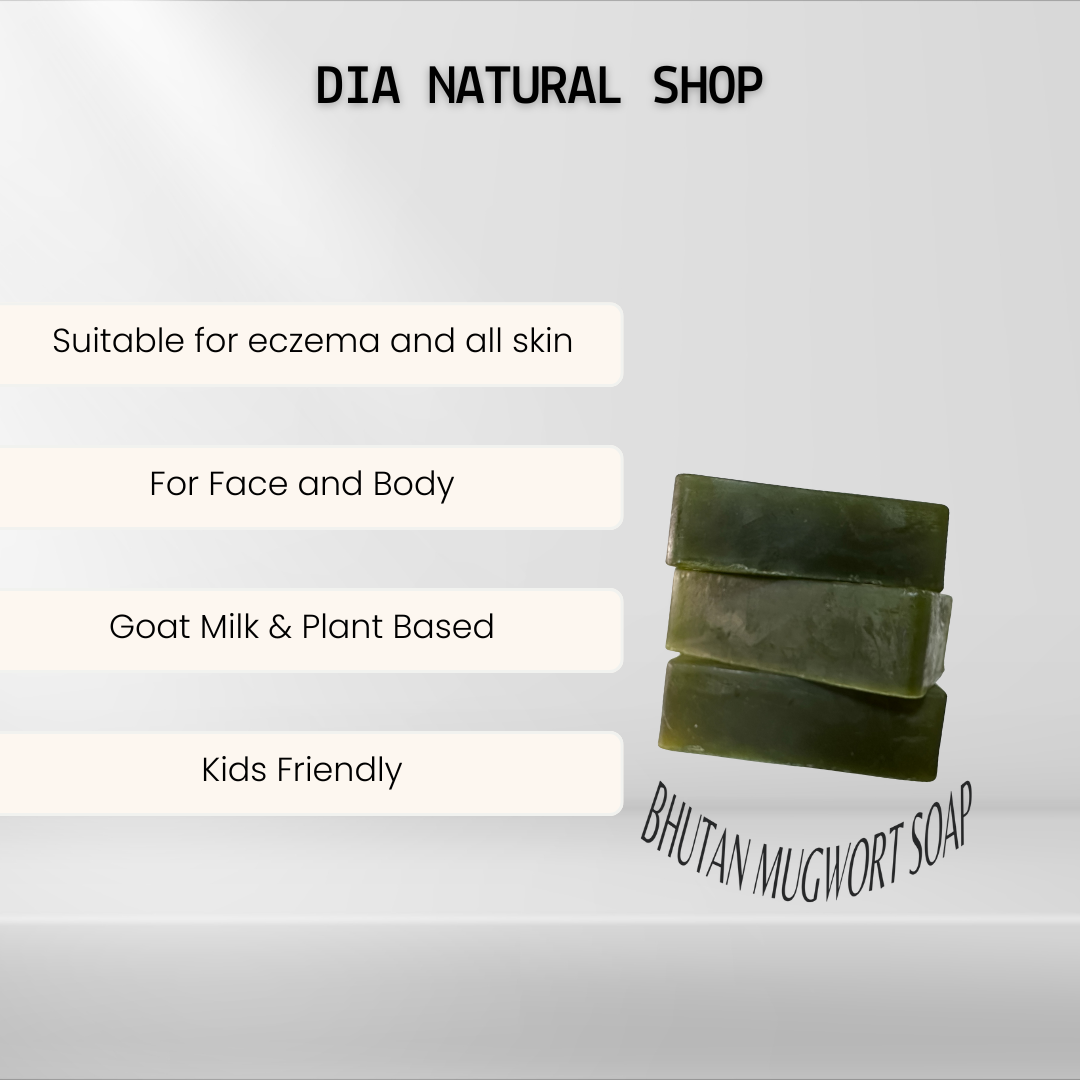 Bhutan Mugwort Soap (Plant and Goat Milk Based)
