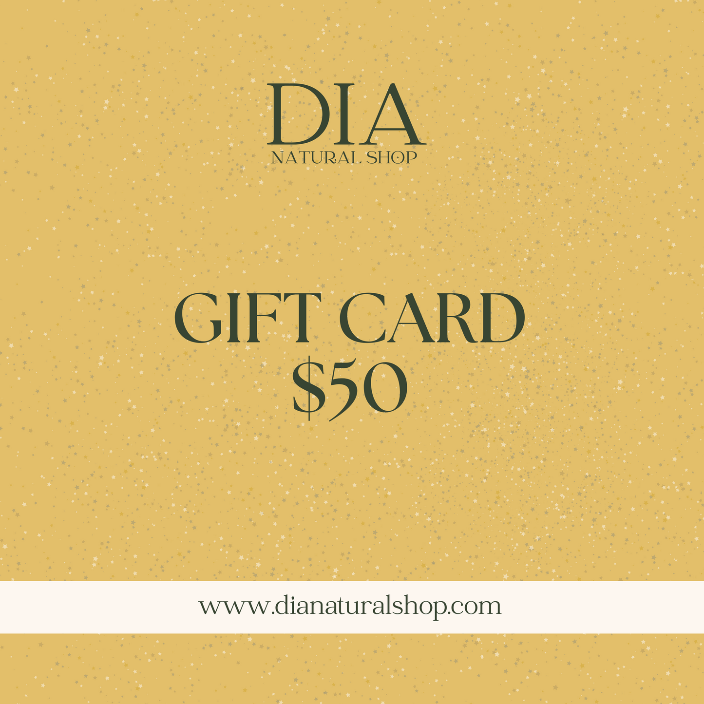 DIA天然商店礼品卡