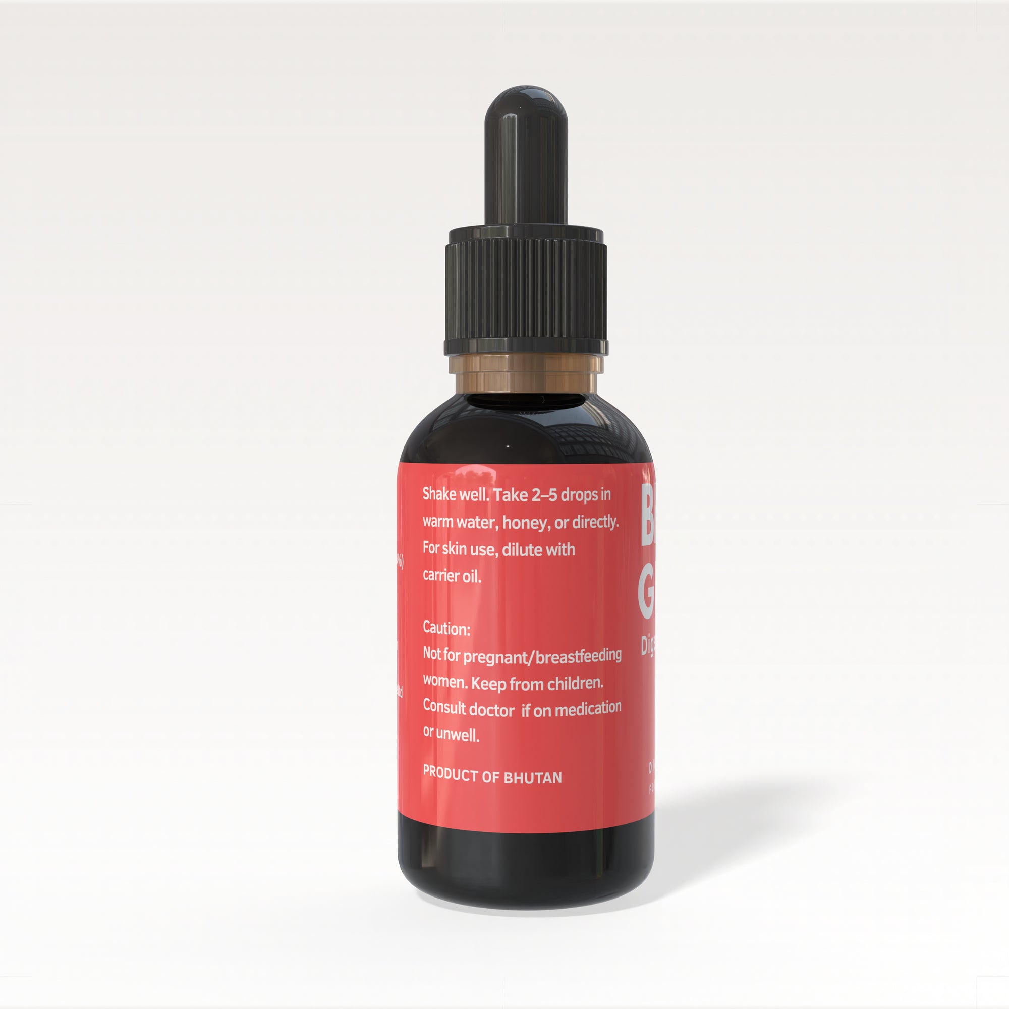 Bhutan Ginger Tincture (Apple Cider Vinegar-Based)